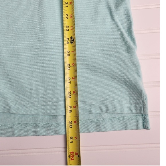 Vineyard Vines Mens Polo Shirt XL Aqua Blue Classic Fit 100% Cotton Pique - Picture 6 of 9